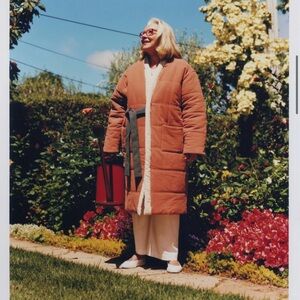 Like new! Rare OFFHOURS The Homecoat in Red Rock O/S